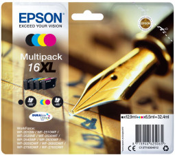 Картридж повышенной емкости Epson 16XL комлект (C,M,Y,K) 4шт. 32,4 мл