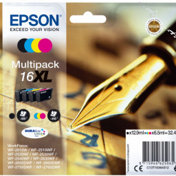 Картридж повышенной емкости Epson 16XL комлект (C,M,Y,K) 4шт. 32,4 мл