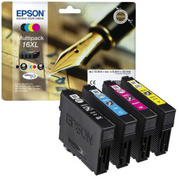Картридж повышенной емкости Epson 16XL комлект (C,M,Y,K) 4шт. 32,4 мл