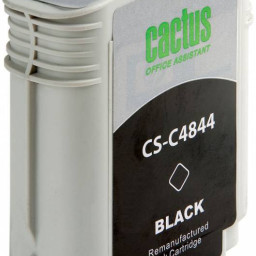 Картридж струйный Cactus CS-C4844 №10 черный (72 мл) для HP BIJ 1000/1100/1200/2200/2300/2600/2800