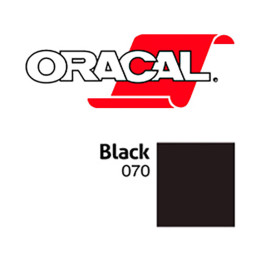 Пленка Oracal 641M F070 (черный), 75мкм, 1000мм x 50м (4011363115528)
