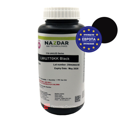 УФ-чернила Nazdar 770 (black), 1 л