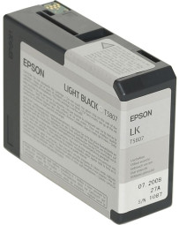 Картридж Epson T5807 (light black) 80 мл