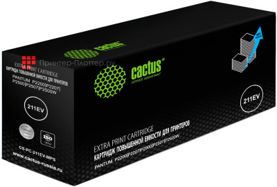 Тонер-картридж Cactus Toner CS-PC-211EV-MPS для Pantum (black), 6000 стр.