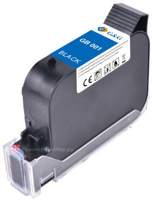 Картридж GandG GB-001BK (black), 42 мл