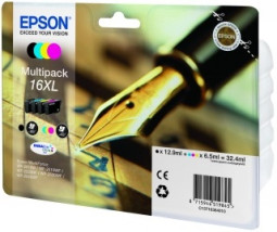 Картридж Epson 16XL комплект (C,M,Y,K) 4шт (C13T16364012, C13T16364010)