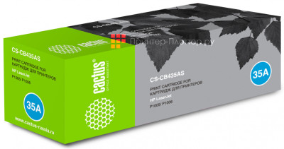 Картридж лазерный Cactus CS-CB435AS черный (1500 стр.) для HP LJ P1005/P1006