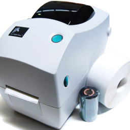 Термотрансферный принтер Zebra TLP 2824 Plus 203 DPI, LPT, нож, EMandRTC