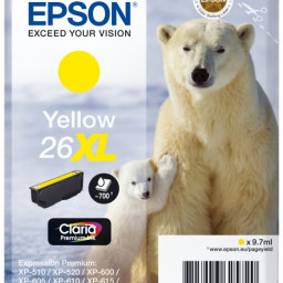 Картридж повышенной емкости Epson 26XL (yellow) 9,7 мл