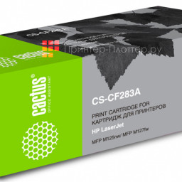 Картридж лазерный Cactus CS-CF283A черный (1500 стр.) для HP LJ Pro M125nw/M127fw
