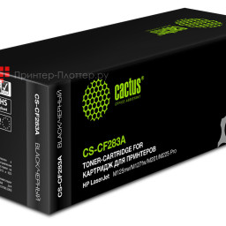 Картридж лазерный Cactus CS-CF283A черный (1500 стр.) для HP LJ Pro M125nw/M127fw