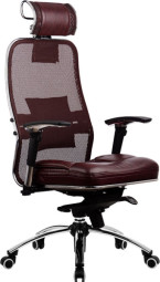 Офисное кресло Метта SAMURAI SL-3 (темно-бордовый)