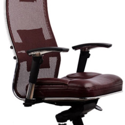 Офисное кресло Метта SAMURAI SL-3 (темно-бордовый)