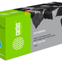 Картридж лазерный Cactus CS-Q2624A черный (2500 стр.) для HP LJ 1150