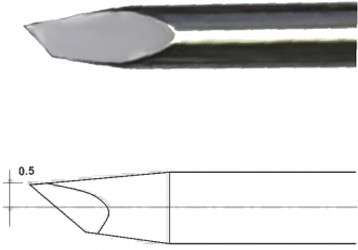Mimaki флюгерный нож для флуоресцентных пленок SPB-0007, 60 град.