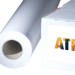 Пленка ATP PVC Printing 80mic Glossy Permanent Grey Glue, самоклеящаяся, глянцевая, 100 мкм, 1400 мм, 50 м