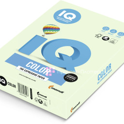Бумага Mondi IQ Color Pale GN27, матовая, A3 (297 x 420 мм), 80 г/кв.м, светло-зеленая (500 листов)