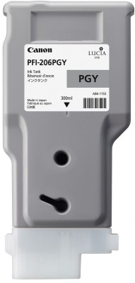 Картридж Canon PFI-206PGY (photo gray) 300мл