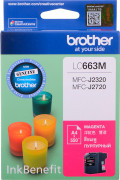 Картридж Brother LC663M (magenta), 550 стр.