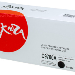 Тонер-картридж SAKURA C9700A для HP Color LaserJet 1500/2500 (black), 4000 стр. (PP051500)