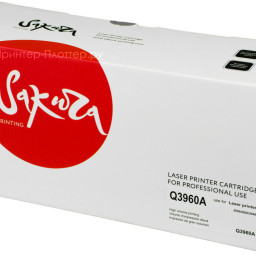 Тонер-картридж SAKURA Q3960A для HP Color LaserJet 2550/2820/2840/3000 (black), 5000 стр. (PP052019)