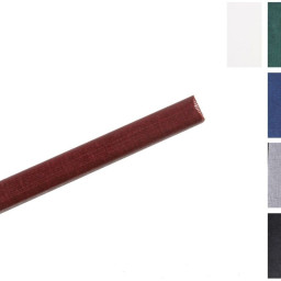 Каналы для переплета OPUS Metalbind, 217 мм, Classic ткань, 5 мм, бордовые, 10 шт.