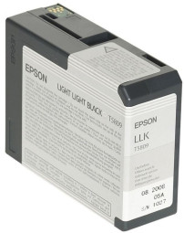 Картридж Epson T5809 (light light black) 80 мл