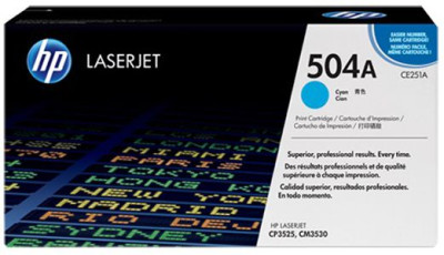 Тонер-картридж HP 504A (black), 5000 стр.