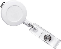 Office Kit держатели для бейджа, пропуска, с рулеткой, белый, 50 шт.