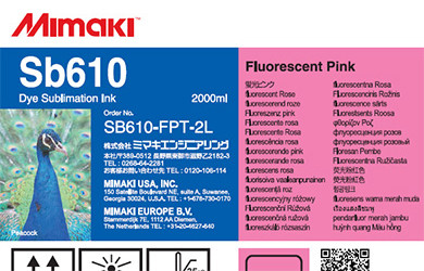Чернила Mimaki Sb610 (fluorescent pink), 2 л