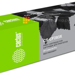 Картридж лазерный Cactus CS-CF283X черный (2200 стр.) для HP LJ Pro M225dn/M201/M202