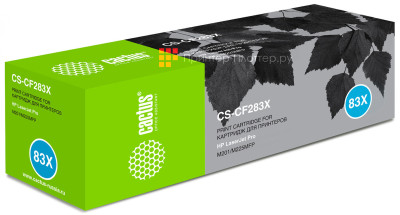 Картридж лазерный Cactus CS-CF283X черный (2200 стр.) для HP LJ Pro M225dn/M201/M202
