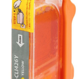 Картридж струйный Cactus CS-CLI426Y желтый (10мл) для Canon Pixma MG5140/5240/6140/8140/MX884
