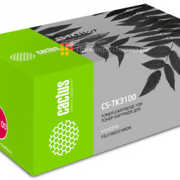 Картридж лазерный Cactus CS-TK3100 черный (12500 стр.) для Kyocera Ecosys FS-2100D/2100DN