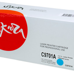 Тонер-картридж SAKURA C9701A для HP Color LaserJet 1500/2500 (cyan), 4000 стр. (PP051499)