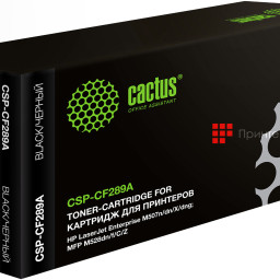 Тонер-картридж Cactus Toner CSP-CF289A для HP LaserJet Enterprise M507, M528 (black), 5000 стр.