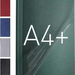 Обложки OPUS C-Bind SoftClear C, A4, 16 мм, мягкие, зеленые, 10 шт.