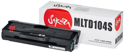 Тонер-картридж SAKURA MLTD104S для Samsung (black), 1500 стр. (PP052418)