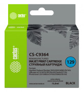 Картридж струйный Cactus CS-C9364 №129 черный (15 мл) для HP PS 8053/8753/5943/2573/DJ 5900series