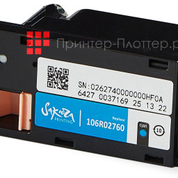 Тонер-картридж SAKURA 106R02760 для Xerox WorkCentre 6027/6025, Phaser 6022/6020 (cyan),  (PP051350)