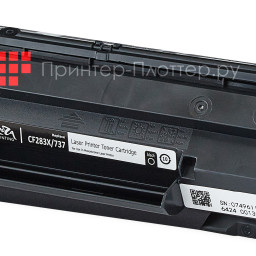 Тонер-картридж SAKURA CF283X/737 для HP LaserJet Pro, Canon i-SENSYS (black), 2200 стр. (PP052276)