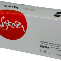 Тонер-картридж SAKURA Q3962A для HP Color LaserJet 2550/2820/2840/3000 (yellow), 4000 стр (PP051798)