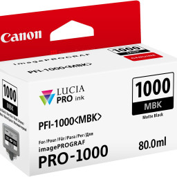 Картридж Canon PFI-1000MBK (matte black) 80 мл