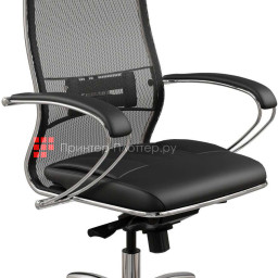Офисное кресло Метта Samurai SL-1, вес пользователя 150 кг (черный)