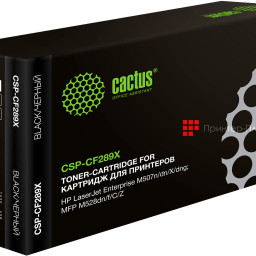 Тонер-картридж Cactus Toner CSP-CF289X для HP LaserJet Enterprise M507, M528 (black), 10000 стр.