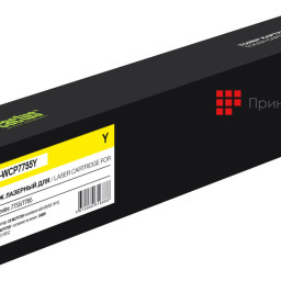 Тонер-картридж Cactus Toner CS-WCP7755Y для Xerox WorkCentre (yellow), 34000 стр.