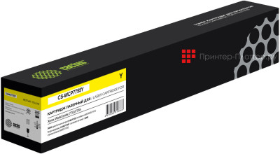 Тонер-картридж Cactus Toner CS-WCP7755Y для Xerox WorkCentre (yellow), 34000 стр.