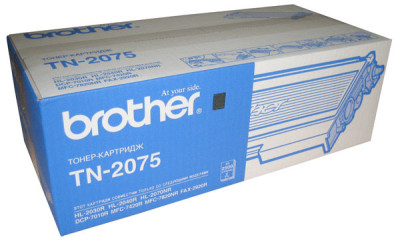 Тонер-картридж Brother TN-2075 (black), 2500 стр