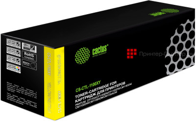 Тонер-картридж Cactus Toner CS-CTL-1100XY для Pantum CM1100, CP1100, CP1100DW, CP1100DN (yellow), 2300 стр.