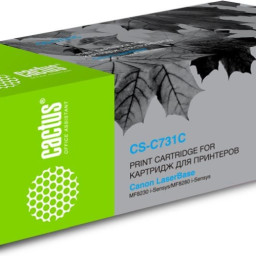 Картридж лазерный Cactus CS-C731C голубой (1800стр.) для Canon LB i-Sensys MF8230/MF8280